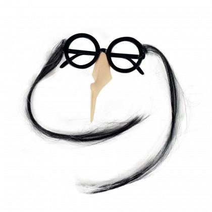 The goggles with a witch /halloween nose