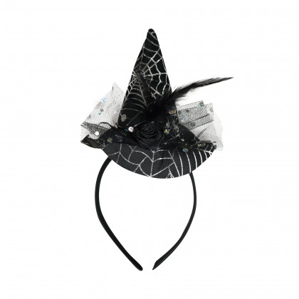 Witch headband with flower
