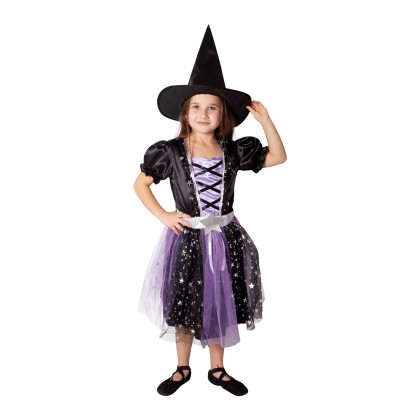 Witch costume black-purple (S) ECO
