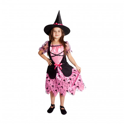 Witch costume pink (M) EKO