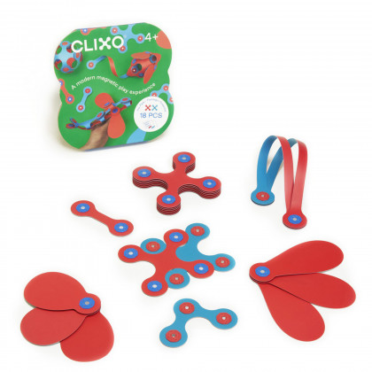 CLIXO Itsy Flamingo &Turquoise-18 pieces