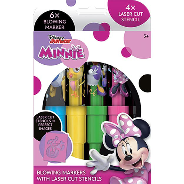 Minnie blowing markers