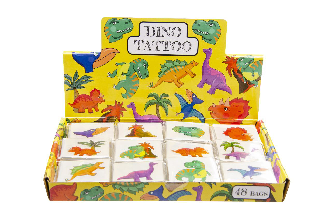 Tattoo Dinosaurs 12 pieces