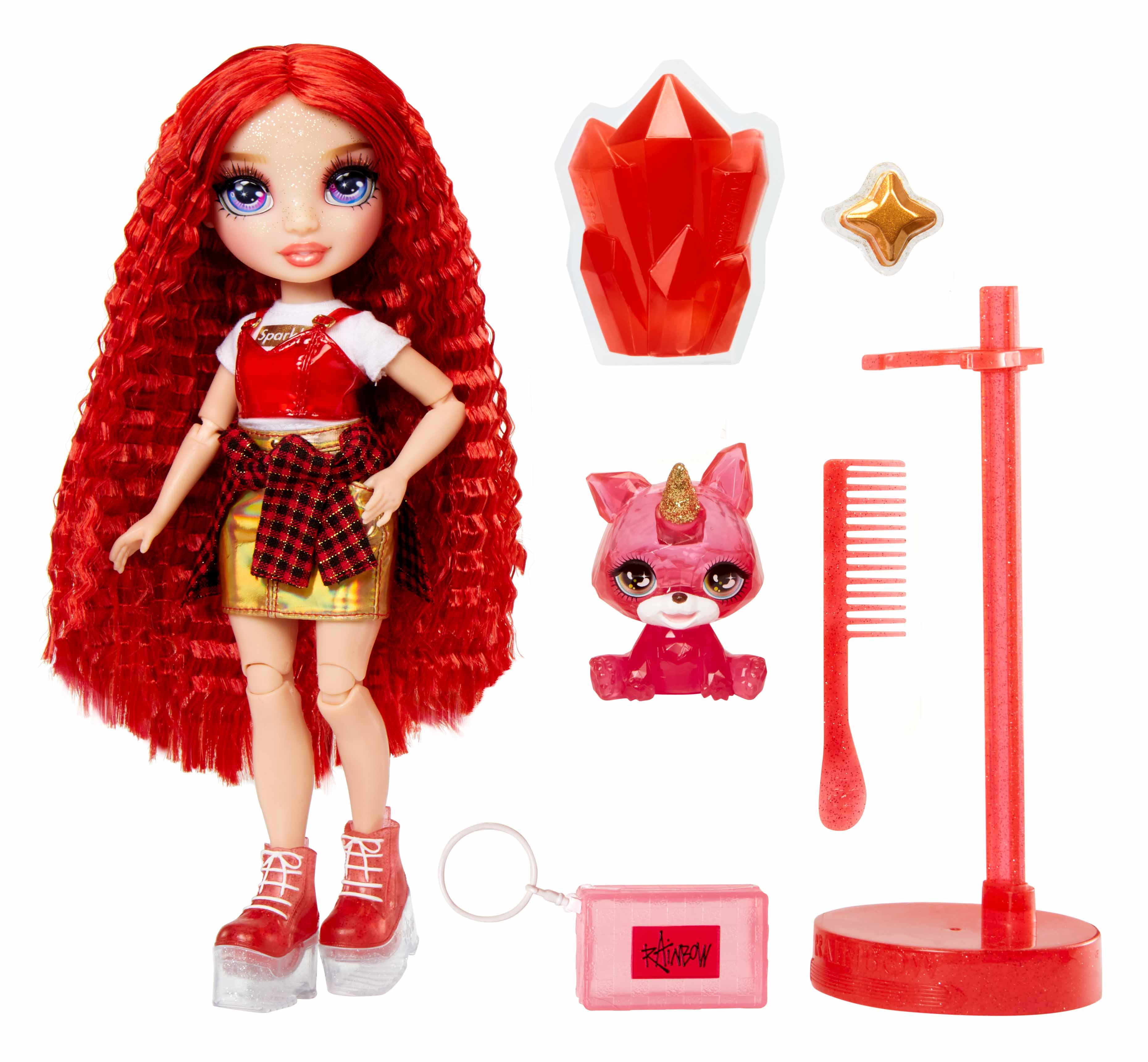 Classic Rainbow Fashion Doll- Ruby