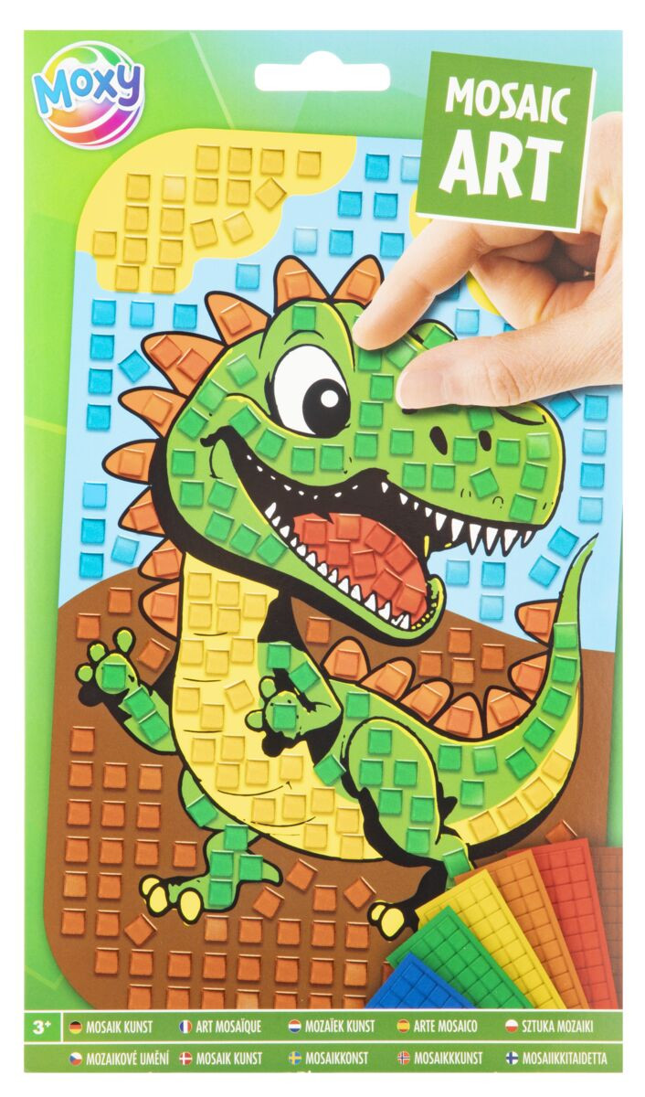 Creative mosaic set A5 Dinosaur