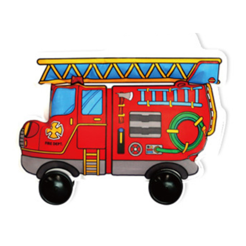 Inflatable coloring book Fire truck