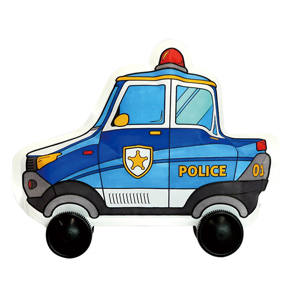 Inflatable coloring page Police car