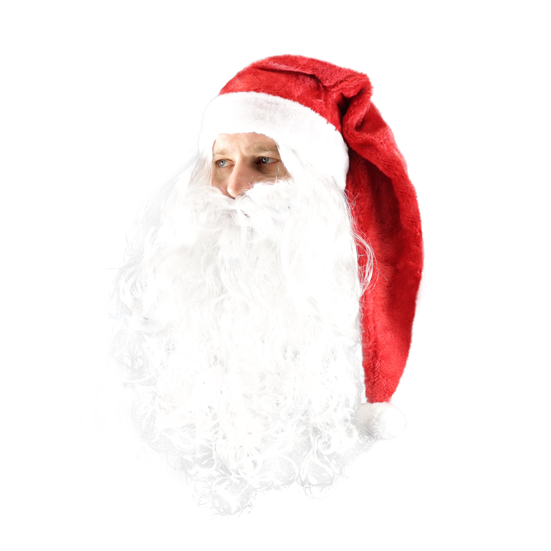 Santa's wig with a beard for adults