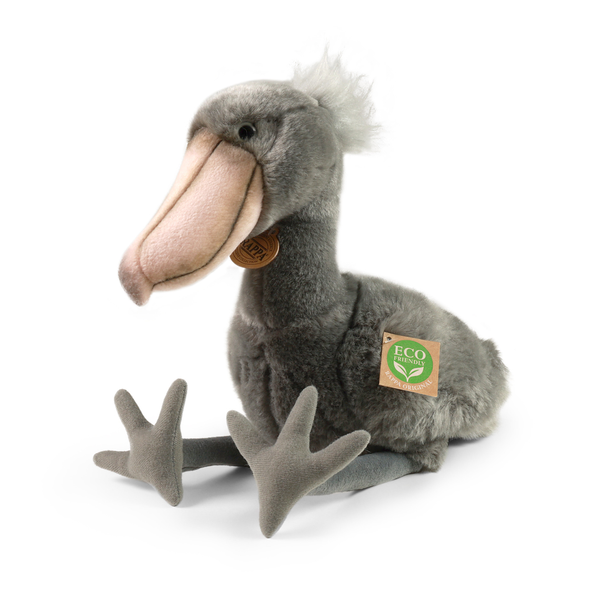 Plush shoebill 33 cm ECO-FRIENDLY