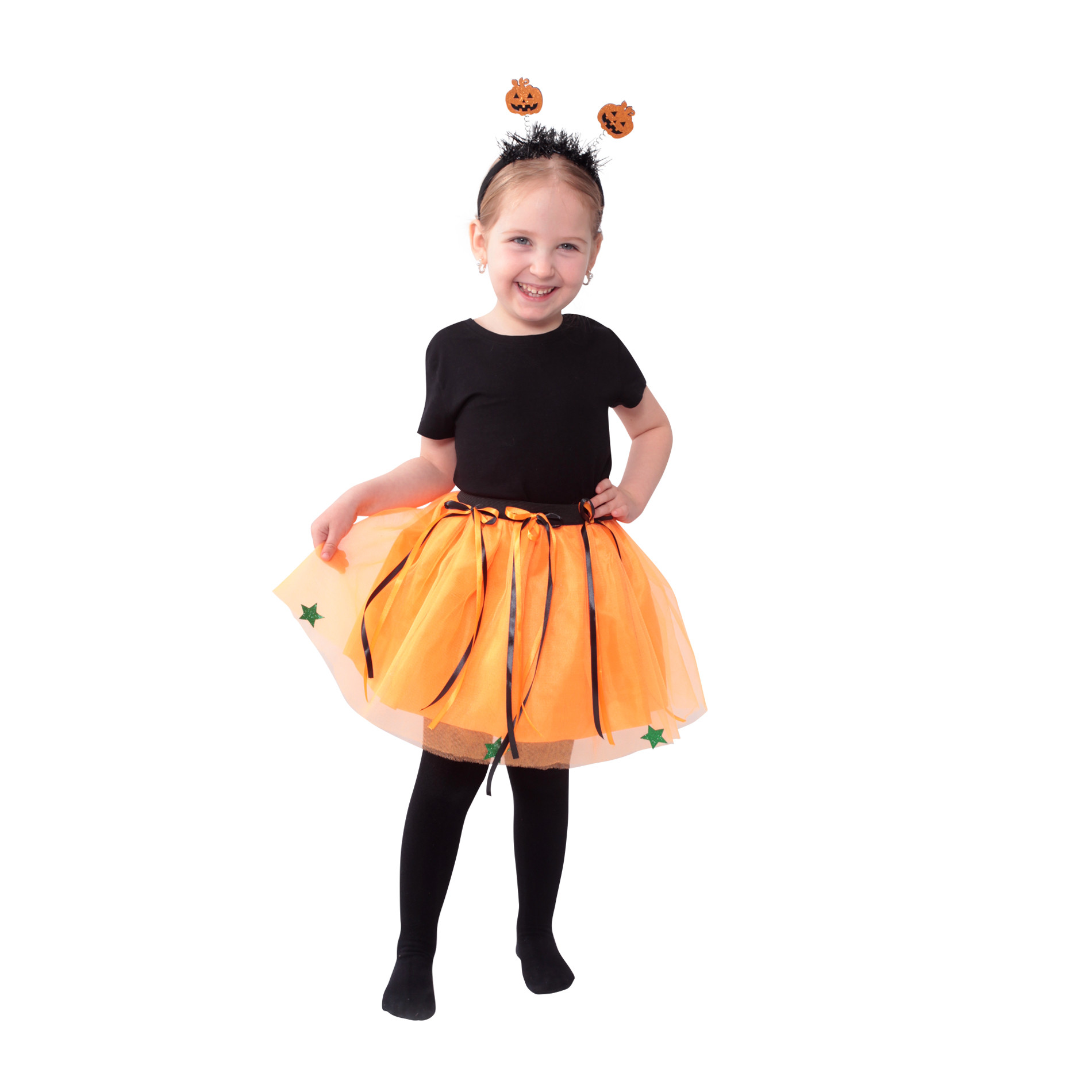 Tutu halloween skirt with headband