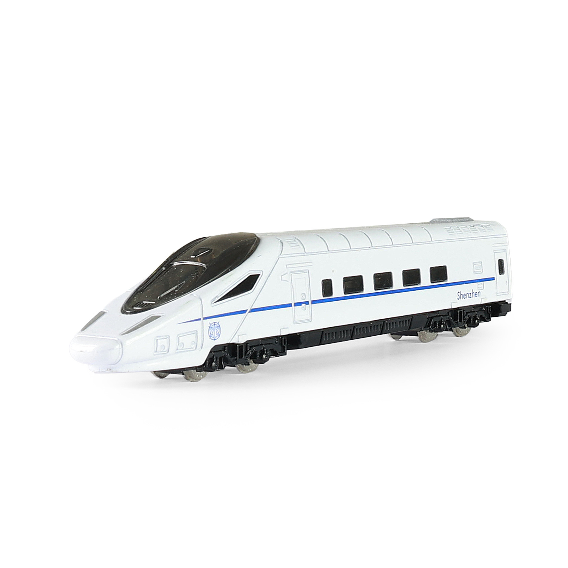 Metal high speed train