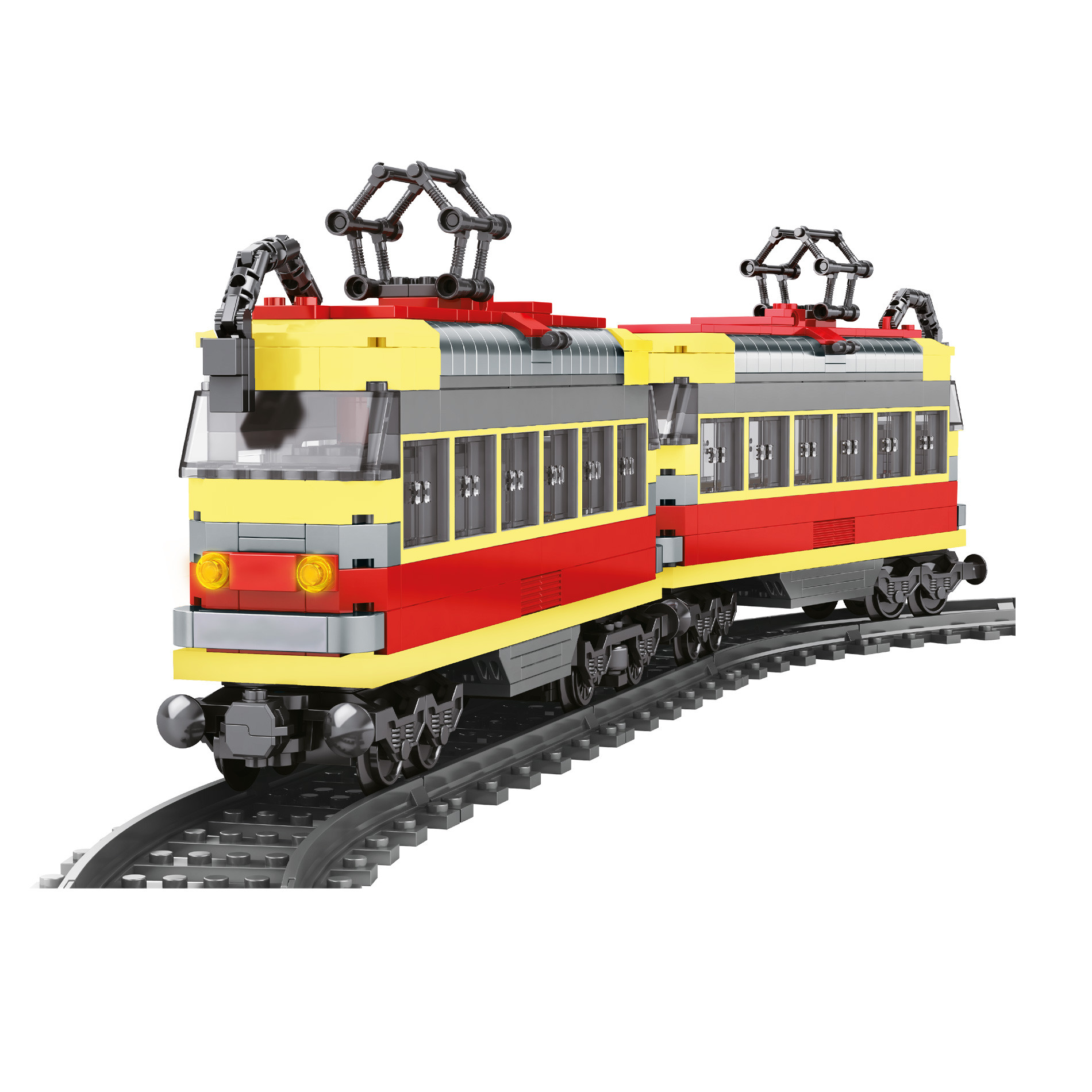 Battery-powered tram kit 724 pcs