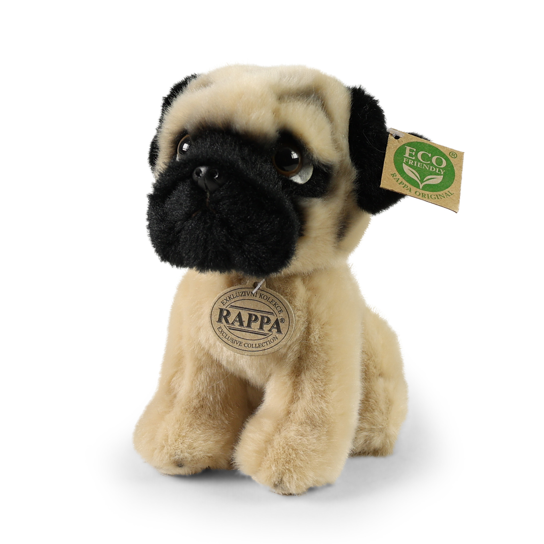 Plush Pug 18 cm ECO-FRIENDLY