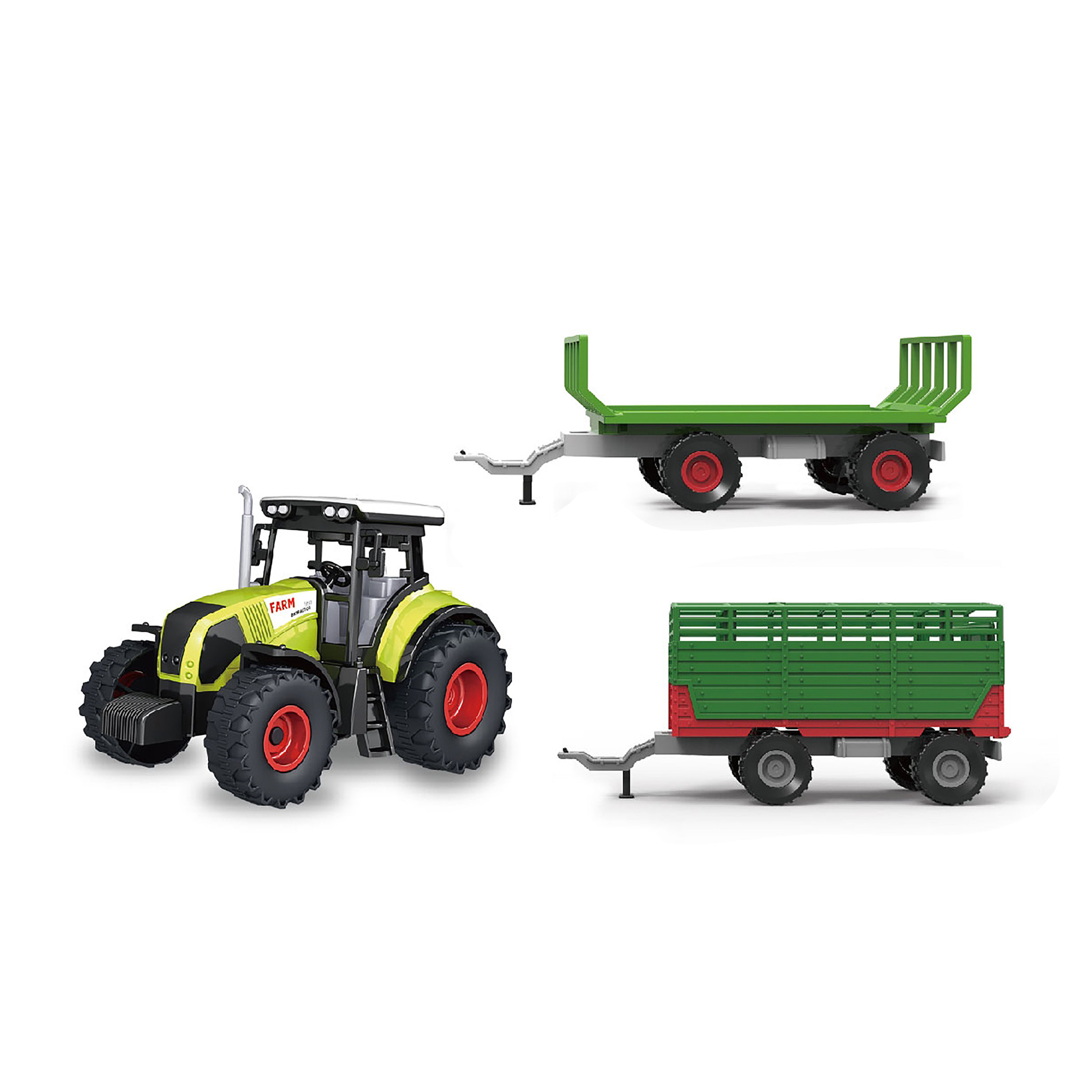 Tractor with two sides