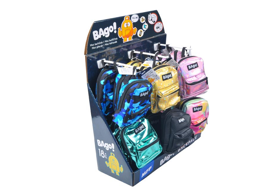 BAgo Mini Backpack! - Display 18 pcs