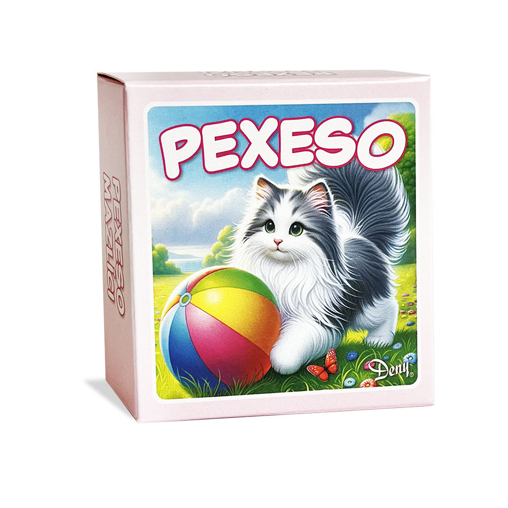 Pexeso Pets in a pink box