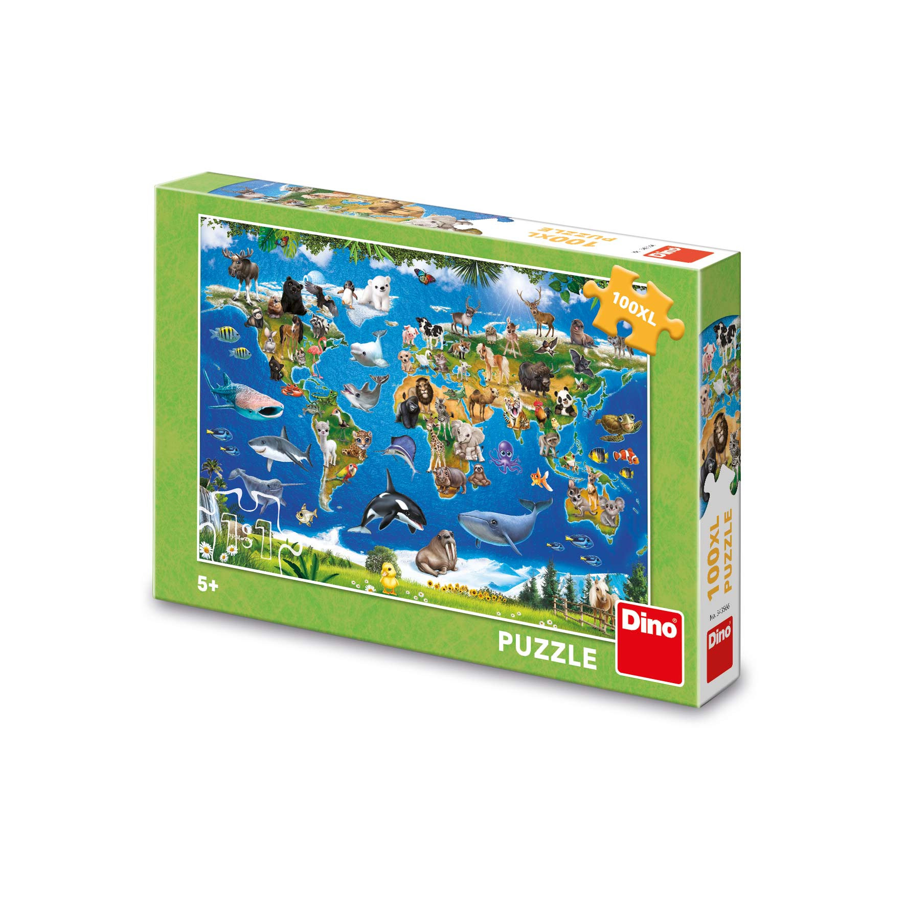 ANIMAL MAP 100 XL Puzzle