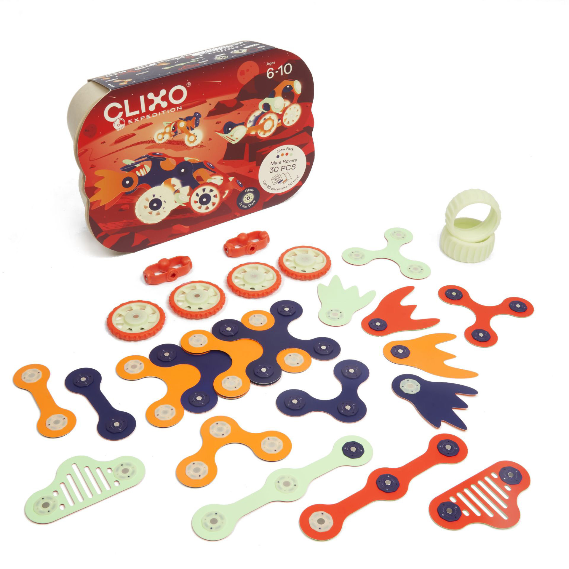 CLIXO Mars Rovers - kit of 30 pieces