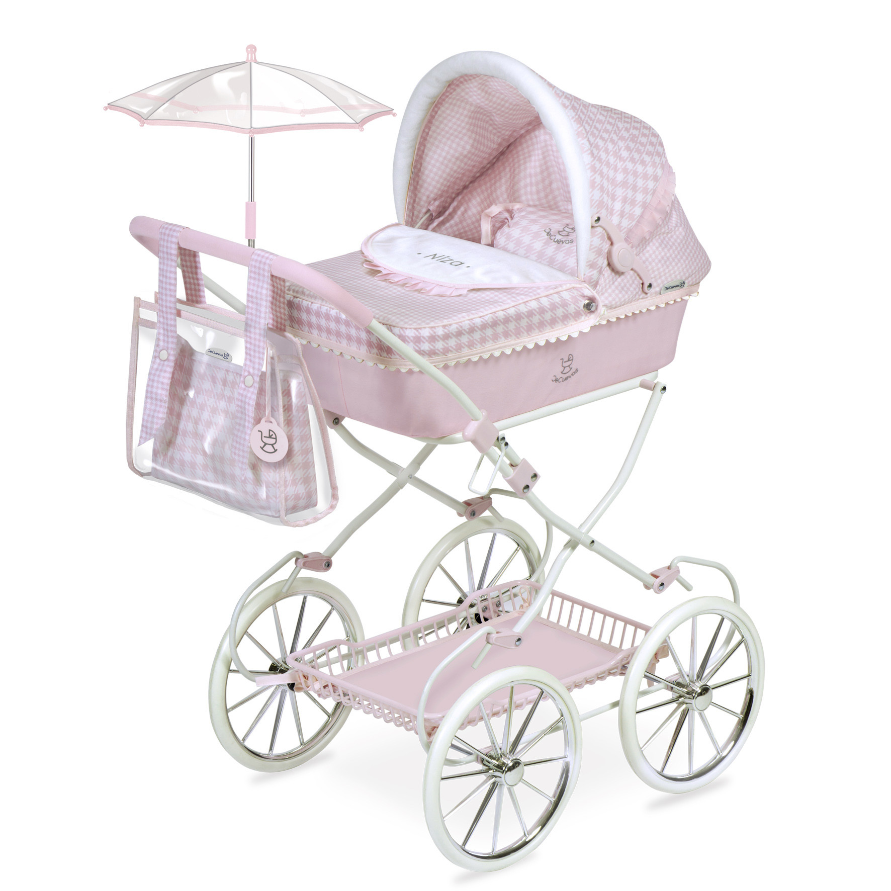 Folding stroller for dolls with NIZA