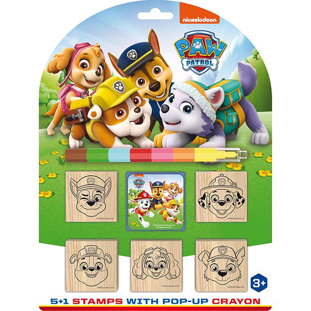 Stamps 5+1 with Paw Patrol wax