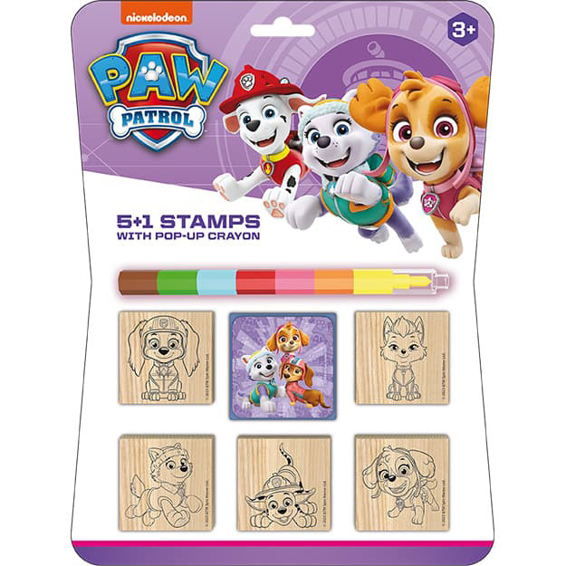 Stamps 5+1 with Paw Patrol wax