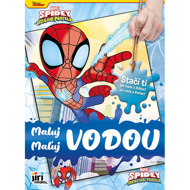 Paint with water SPIDEY coloring book