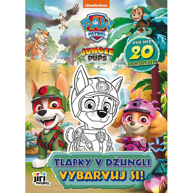 Color it! Paw Patrol in the Jungle