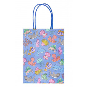 Paper Gift Bag Sea World 16x22x9 cm