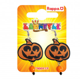 the earrings Halloween pumpkin