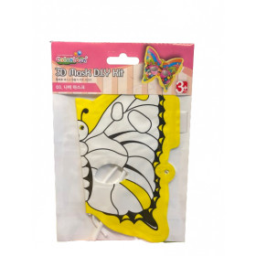 Inflatable coloring book Butterfly mask