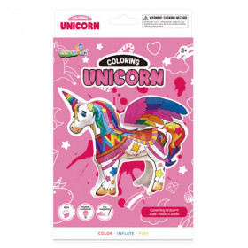 Inflatable coloring book box Unicorn