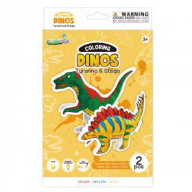 Inflatable coloring book box Dinosaurs