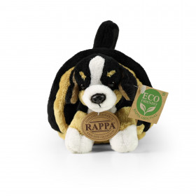 Plush Bernese dog with crate 15 cm ECO-F