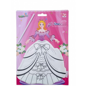 The princess Julie inflatable coloring