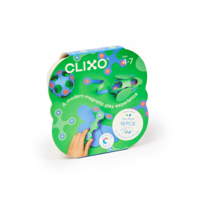 CLIXO Itsy Green & Blue - 18 pieces