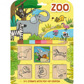 Stamps 5+1 with ZOO wax