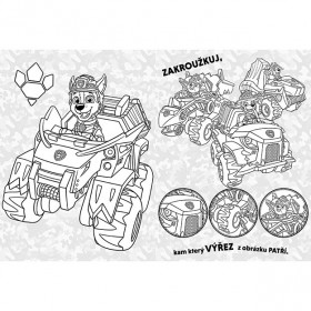 Color it! Paw Patrol Dinosaurs