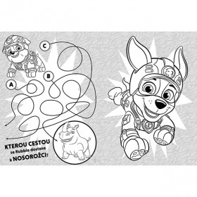 Color it! Paw Patrol in the Jungle