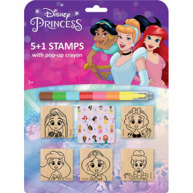 Stamps 5+1 with wax Disney Princesses