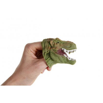 Dinosaur head/finger puppet 7.5x5 cm