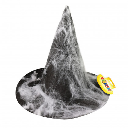 Hat with cobweb for adults