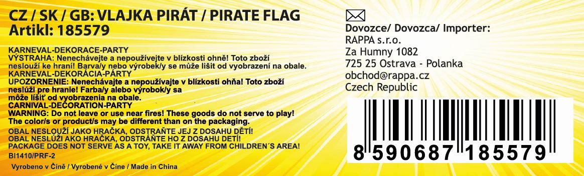 PHENO FLAGS Piraten Flagge 90 x 150 cm